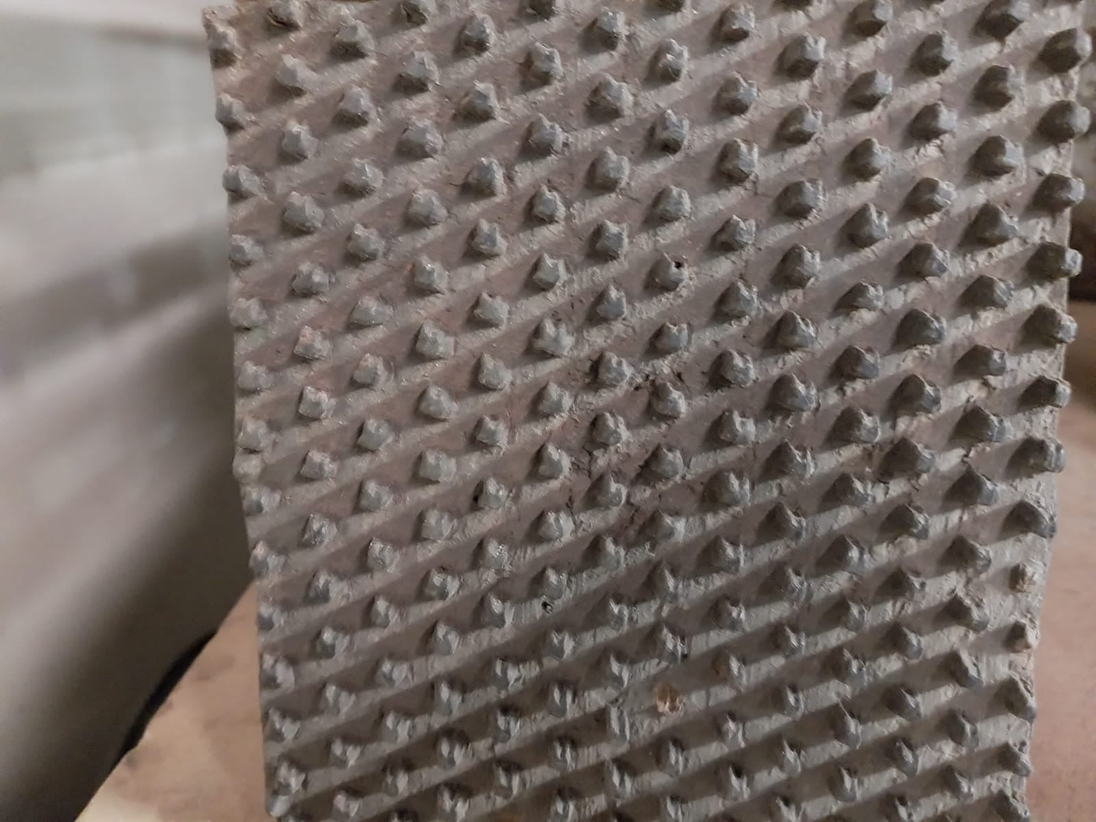 Vintage Carved Wooden Fabric Prinitng Block