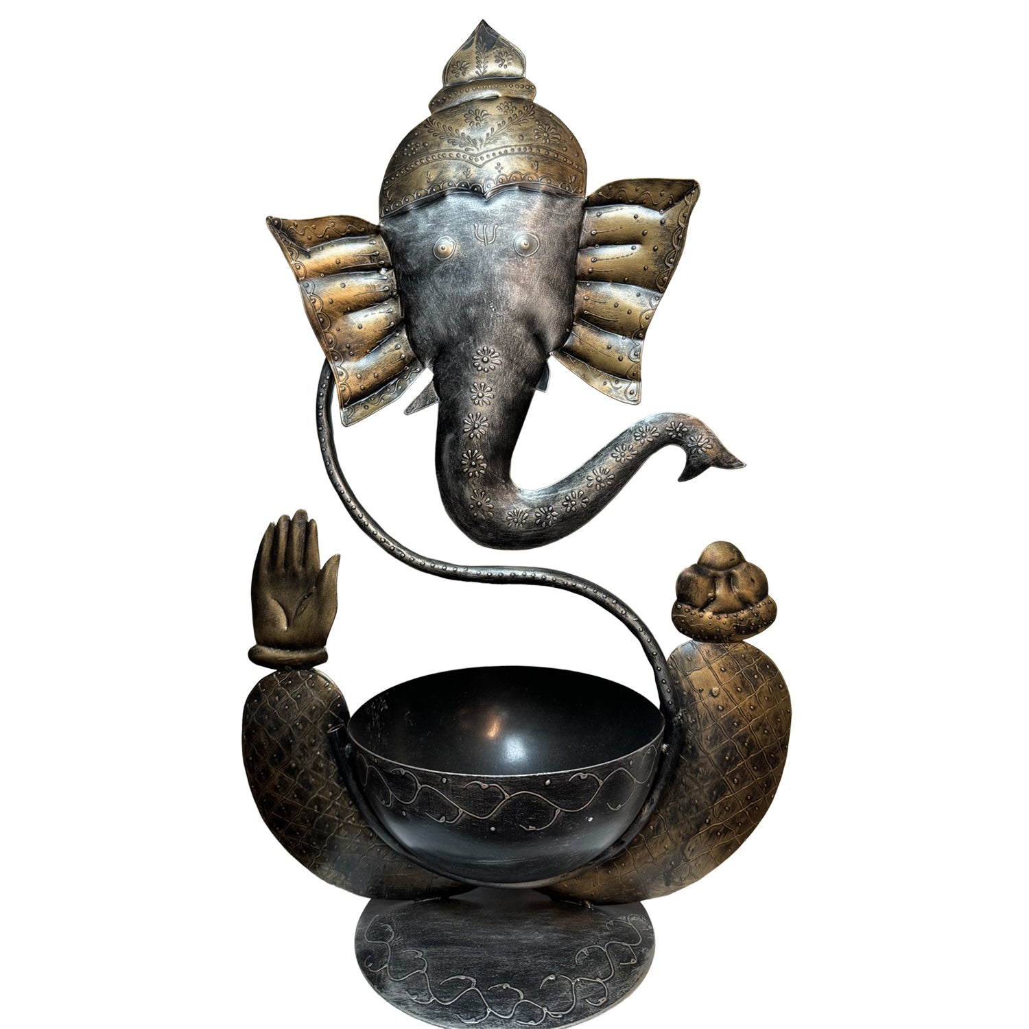 Eclectic Metal Ganesha 24