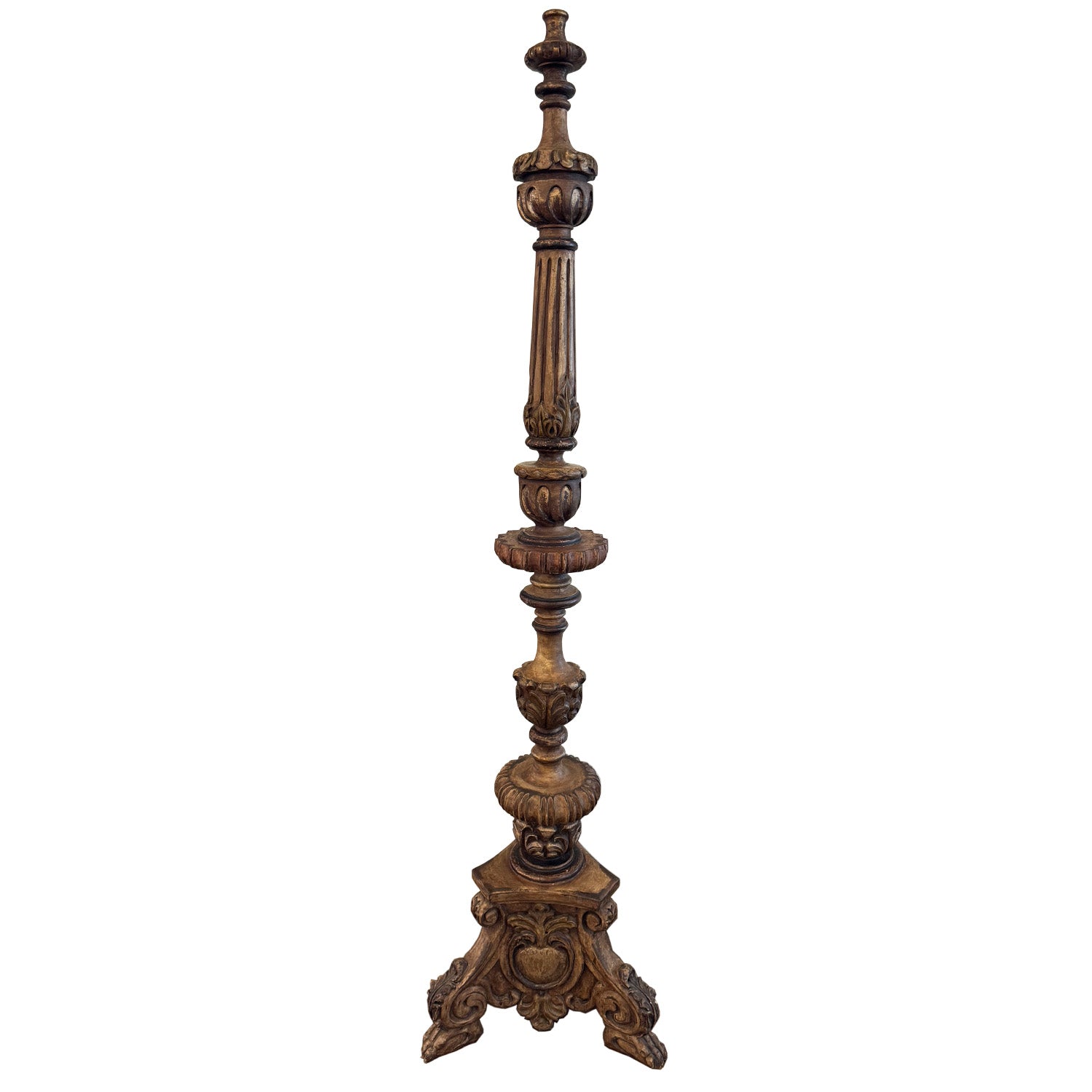 Vintage Hand Carved Wooden 74