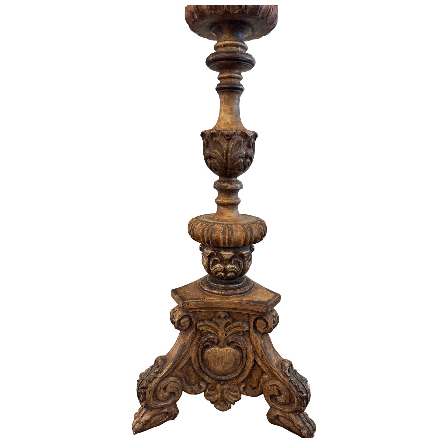 Vintage Hand Carved Wooden 74