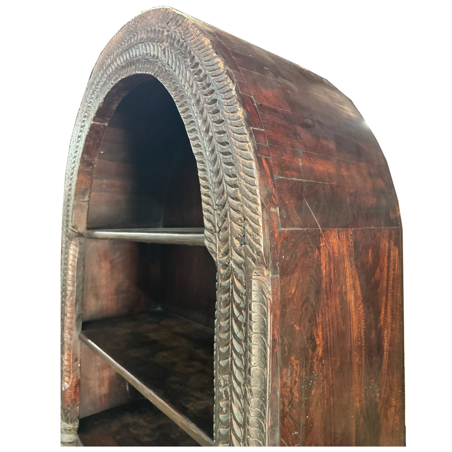 Mediterranean Style Hand Carved Antique Archway Repurposed 84