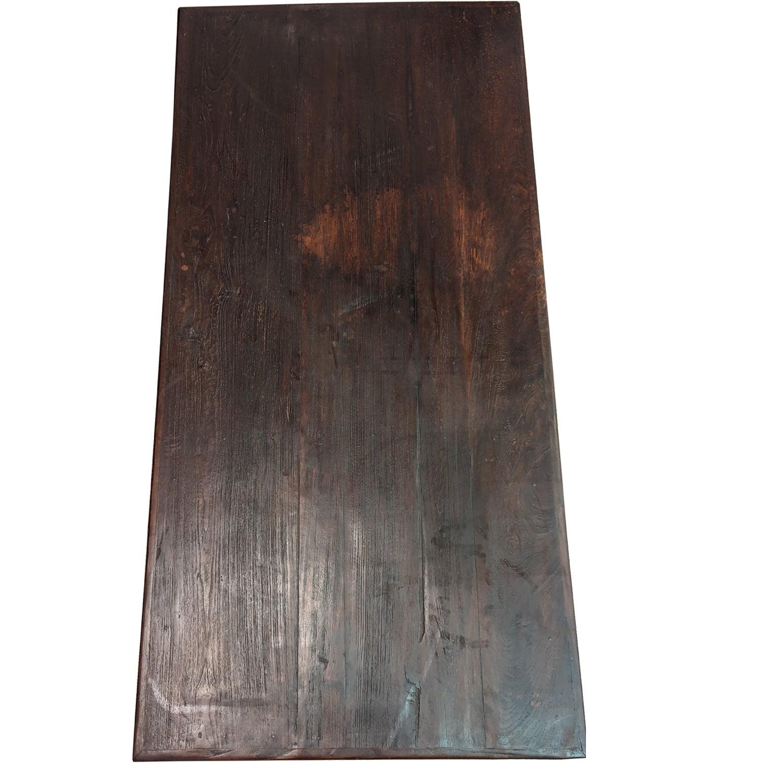 Transitional Style Solid Wood Carved Border Rectangle Coffee Table