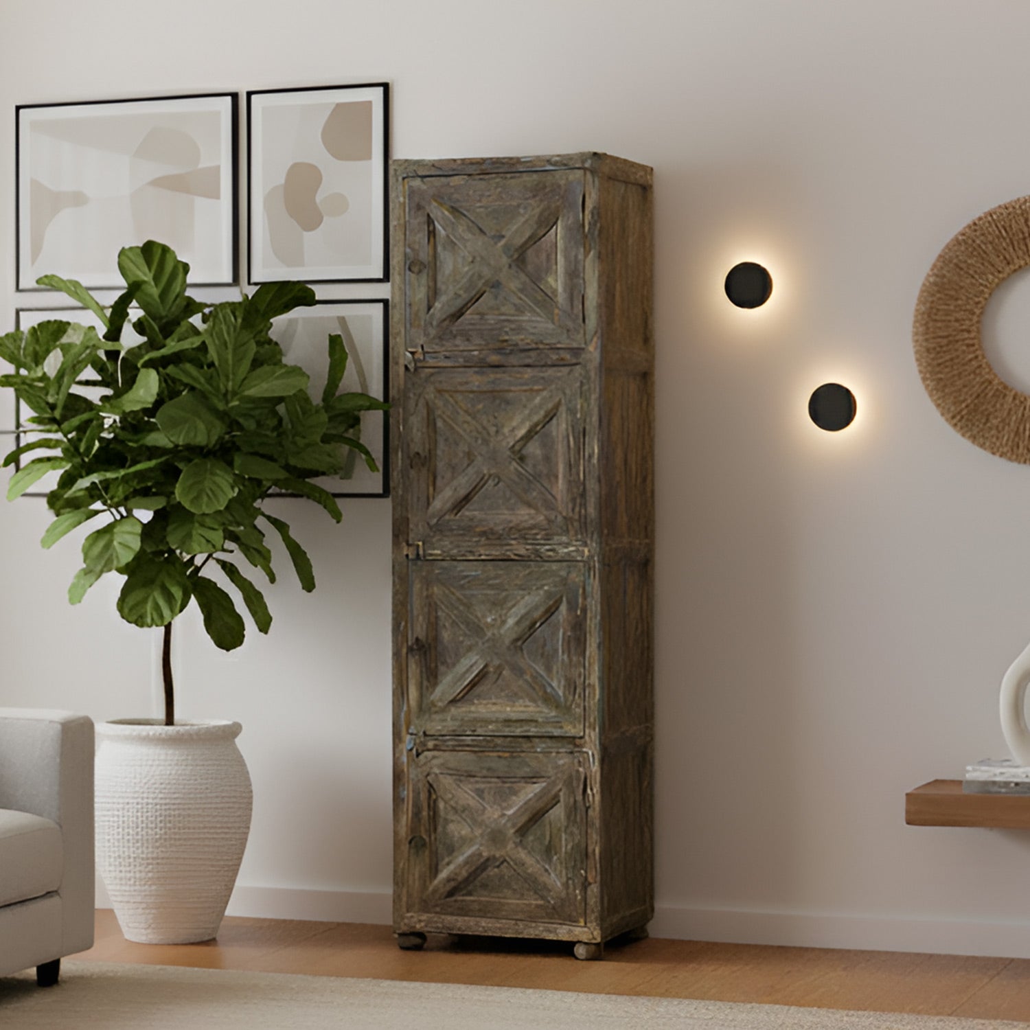 Farmhouse Style Solid Wood 79