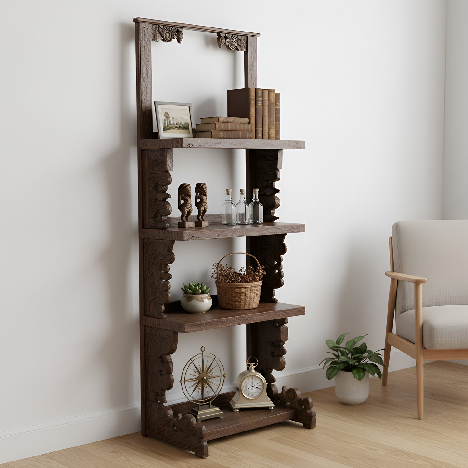 Unique Carved Corbels Repurposed Rustic 79