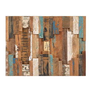Farmhouse Style Reclaimed Wood Distressed Colored Wall Panel