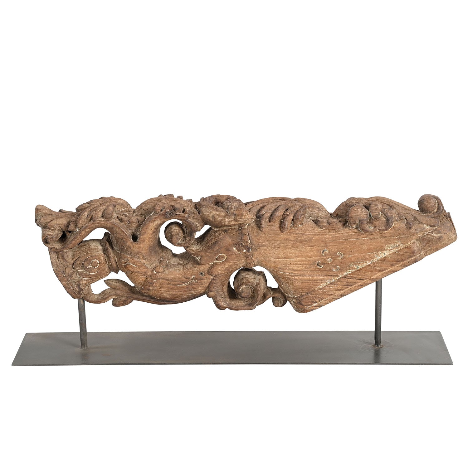 Rustic Ranch Style Antique Carved Corbel Upcycled 24