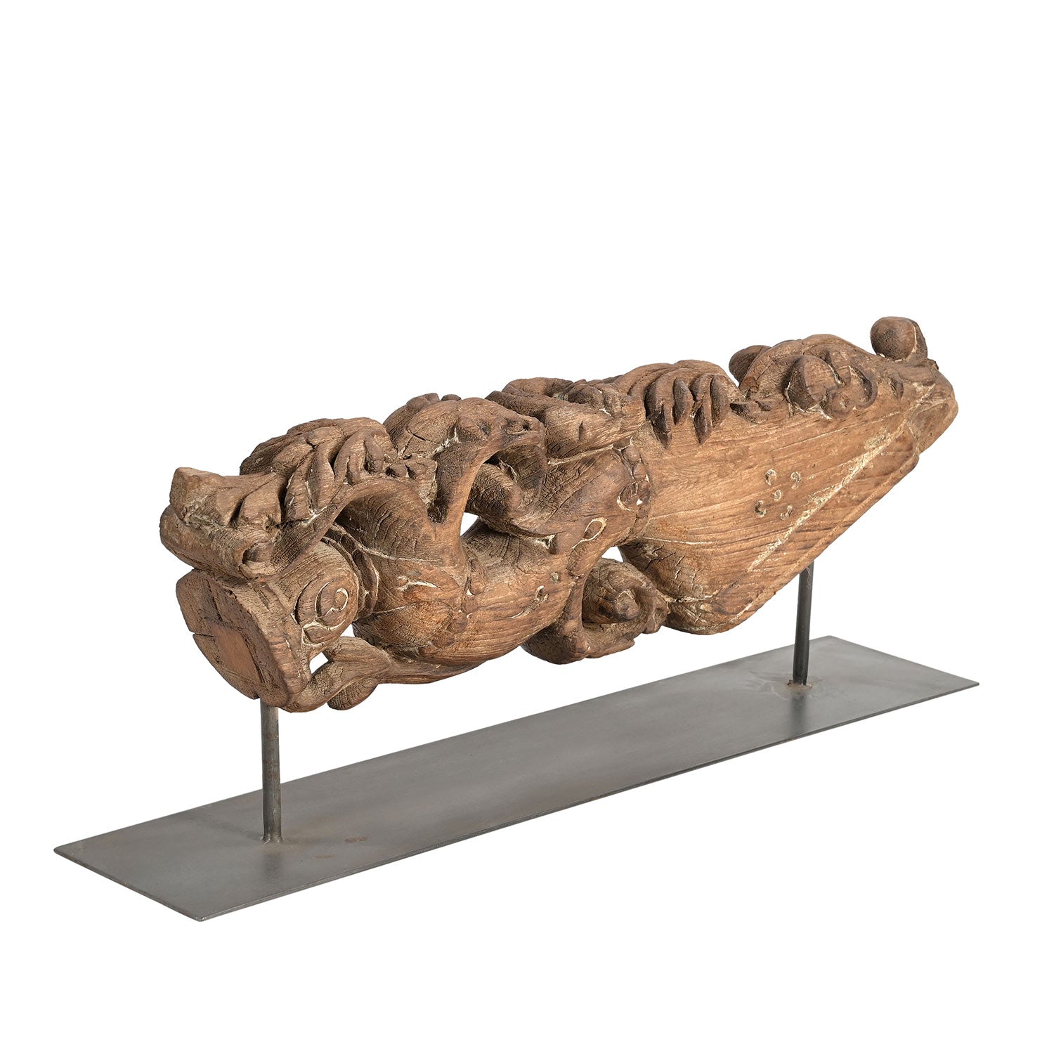 Rustic Ranch Style Antique Carved Corbel Upcycled 24