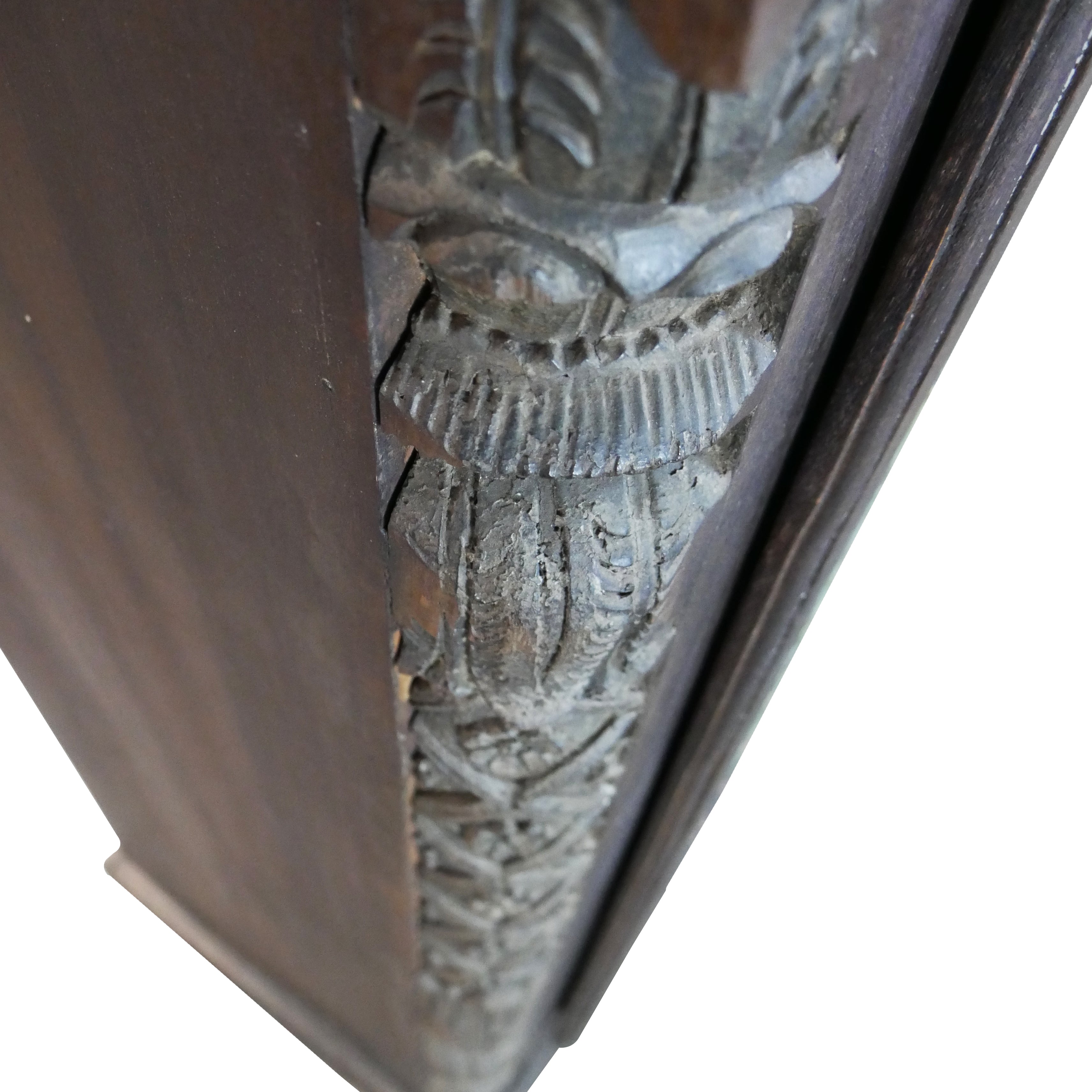 Two Tone Distressed Finished Farmhouse 72 in. Tall Storage Cabinet With 3 Shelves