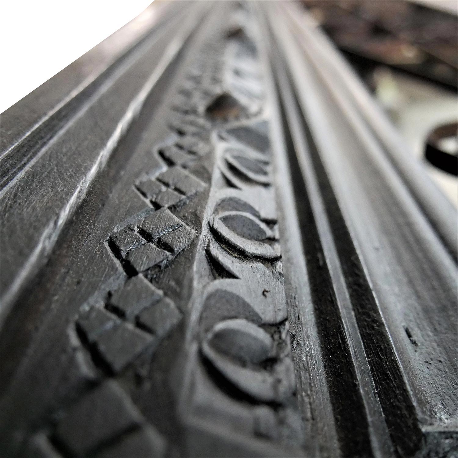 Eclectic Metal Grill & Solid Wood 66 in. Long Console Sofa Table