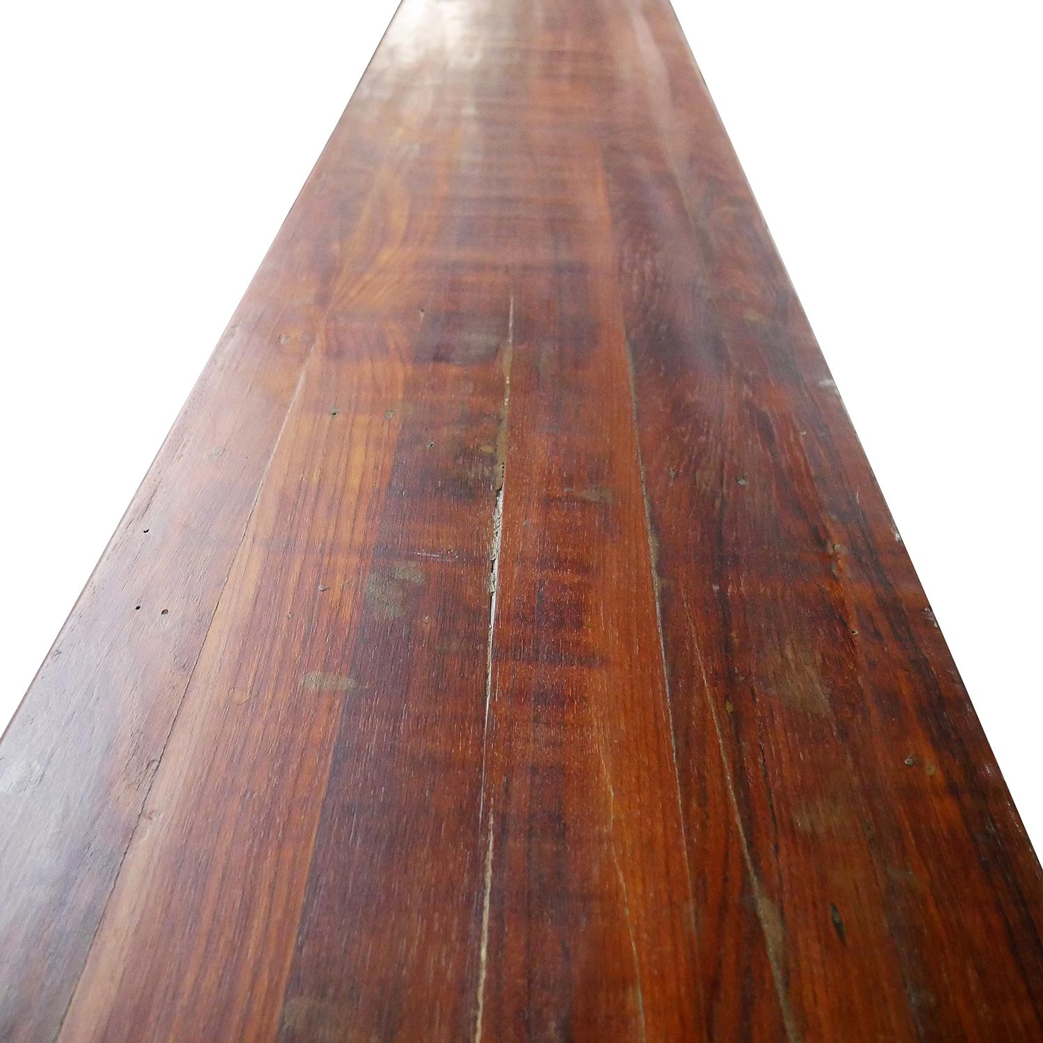 Farmhouse Style Antique Lattice Carved Teak Wood Frieze Repurposed 75