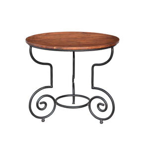 Metal and wood Occasional table