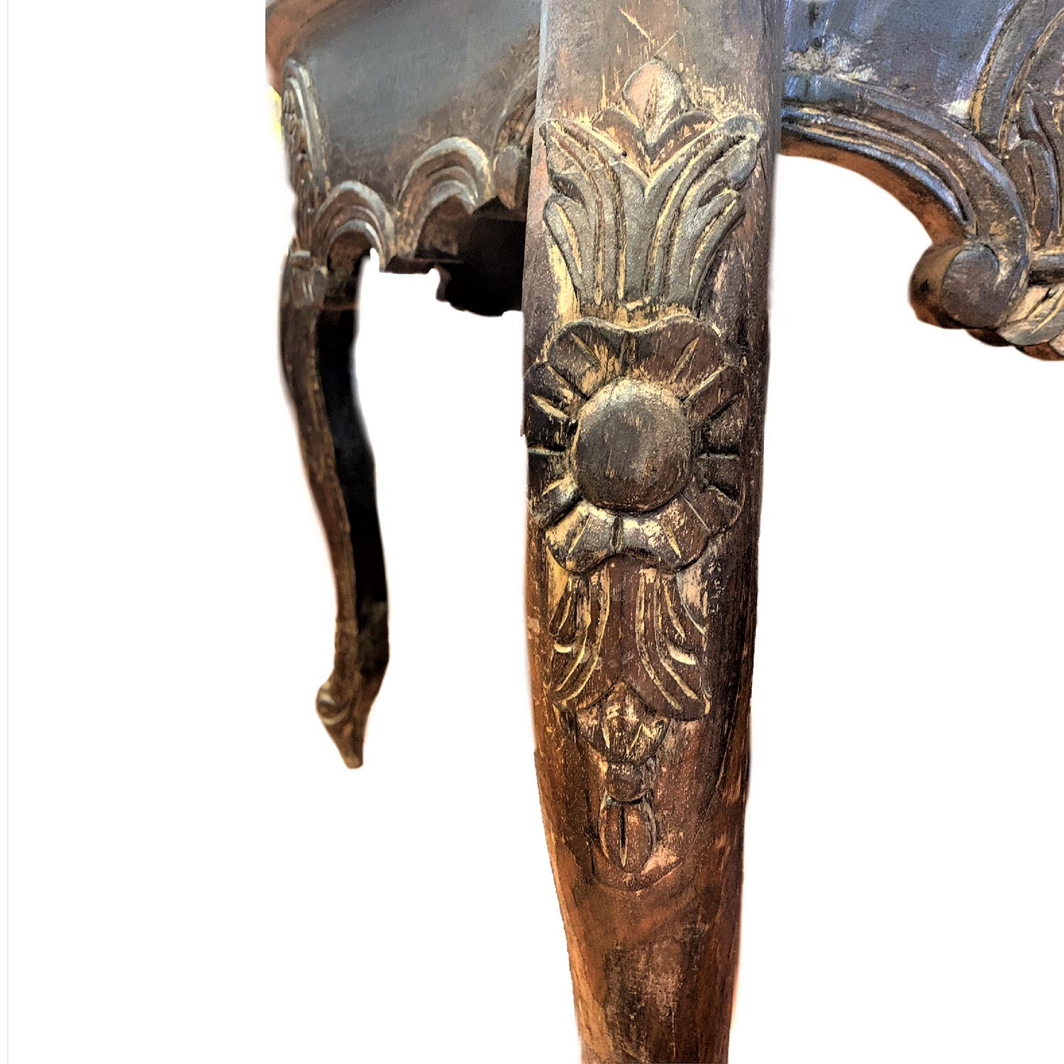 Vintage French Style Fine Carved Cabirole Legs 48