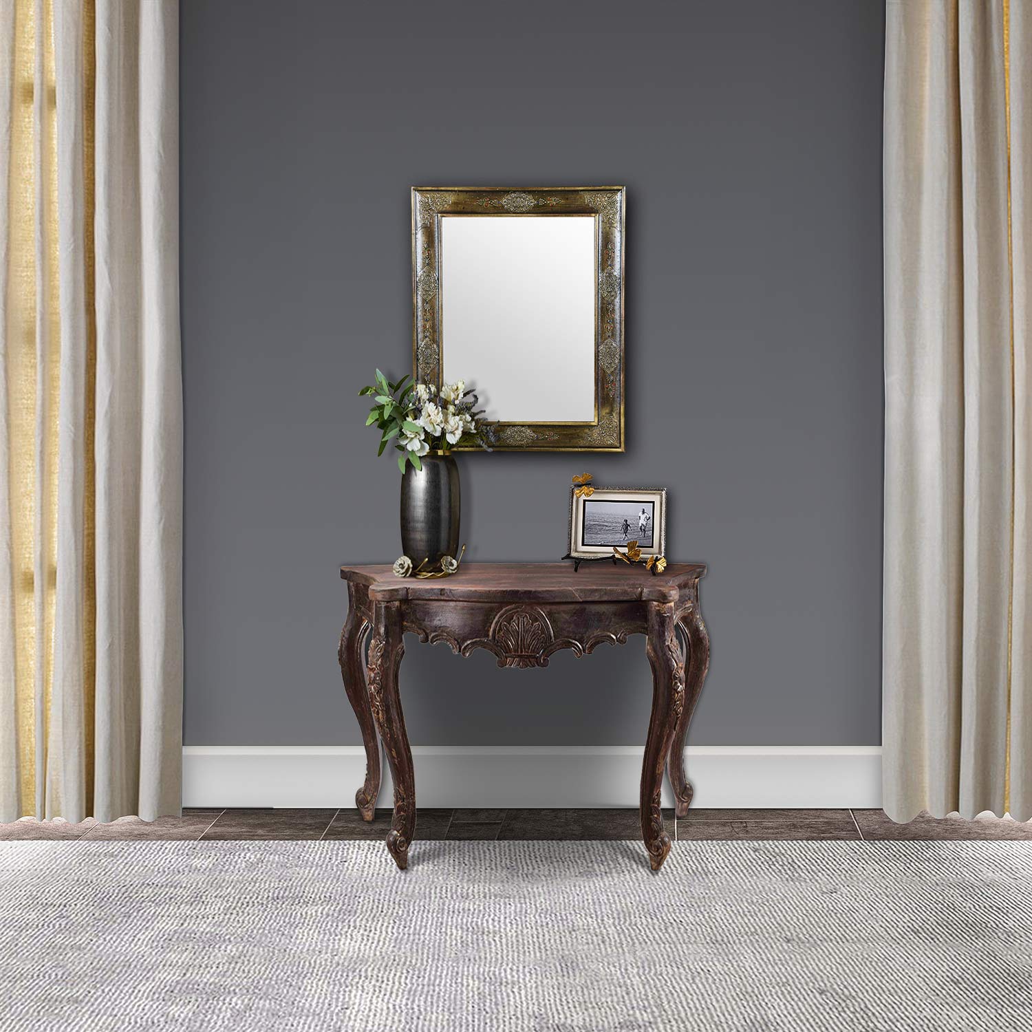 Vintage French Style Fine Carved Cabirole Legs 48