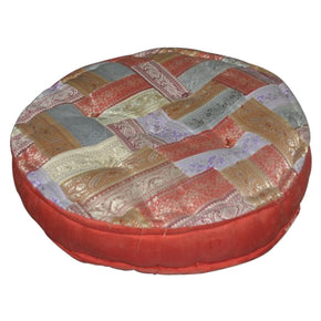 Colorful Fabric Round Floor Cushion
