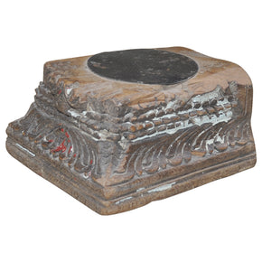 Rustic Column Base Candle Holder