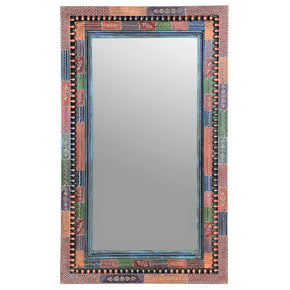 Vibrantly Hand Painted Mirror