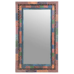 Vibrantly Hand Painted Mirror