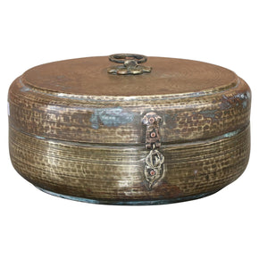 Vintage Brass "Roti" Box With Openable Lid