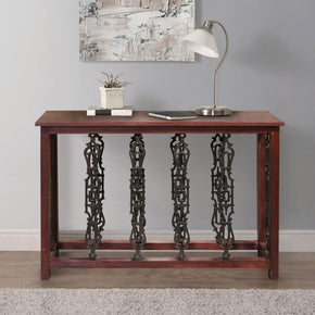 Unique Iron Grill Console