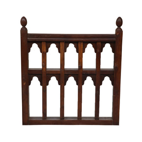 Vintage Wooden Staircase Railing Repurposed 40 in. x 40 in. Wall Art