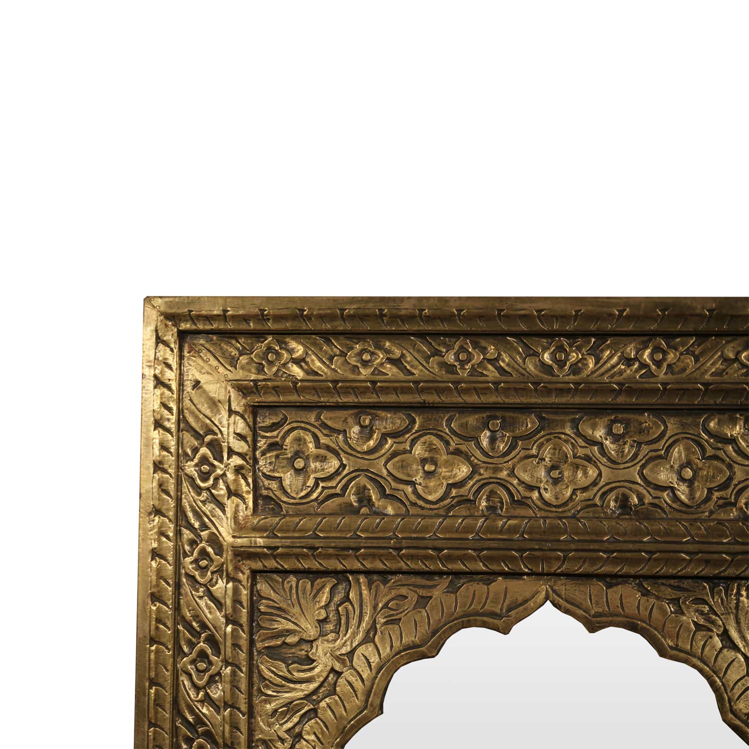 Elegant Gold Brass Foil Ornate 60