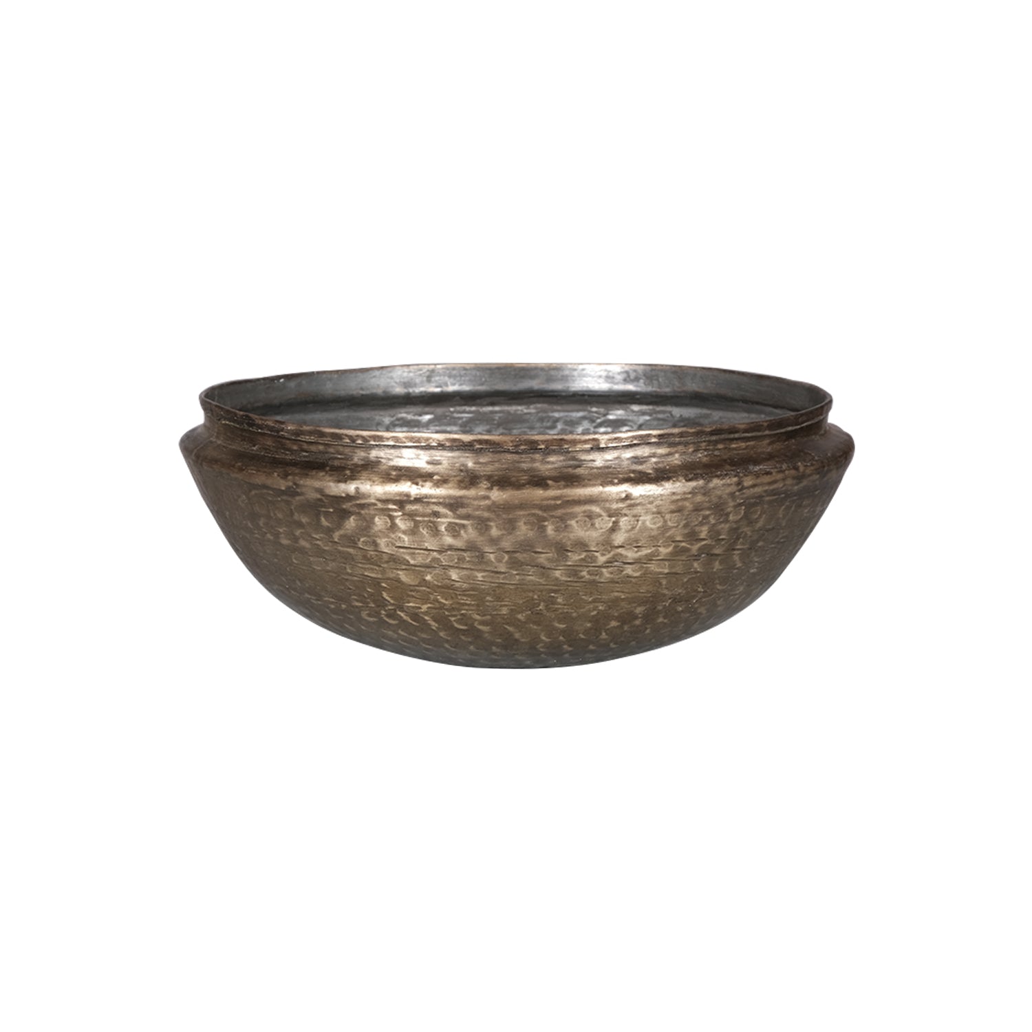 Vinatge Hand Hammered Large Brass Decorative Bowl