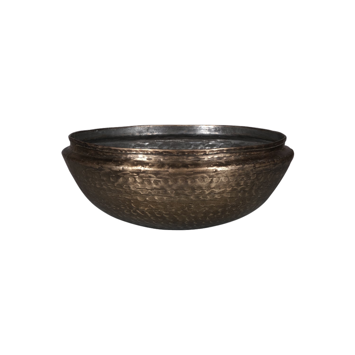 Vinatge Hand Hammered Large Brass Decorative Bowl