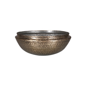 Vinatge Hand Hammered Large Brass Decorative Bowl