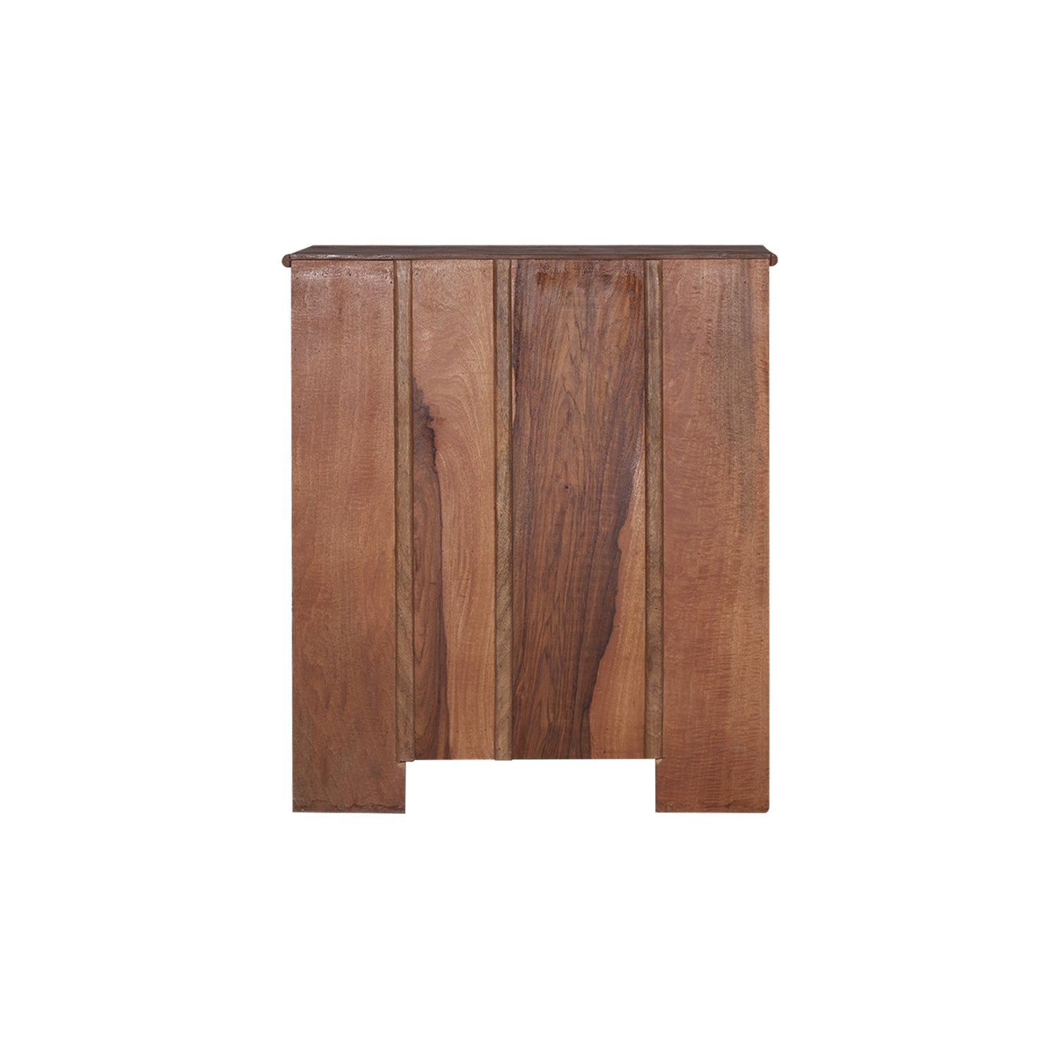 Vintage Teak Wood 2-Door Storage Cabinet