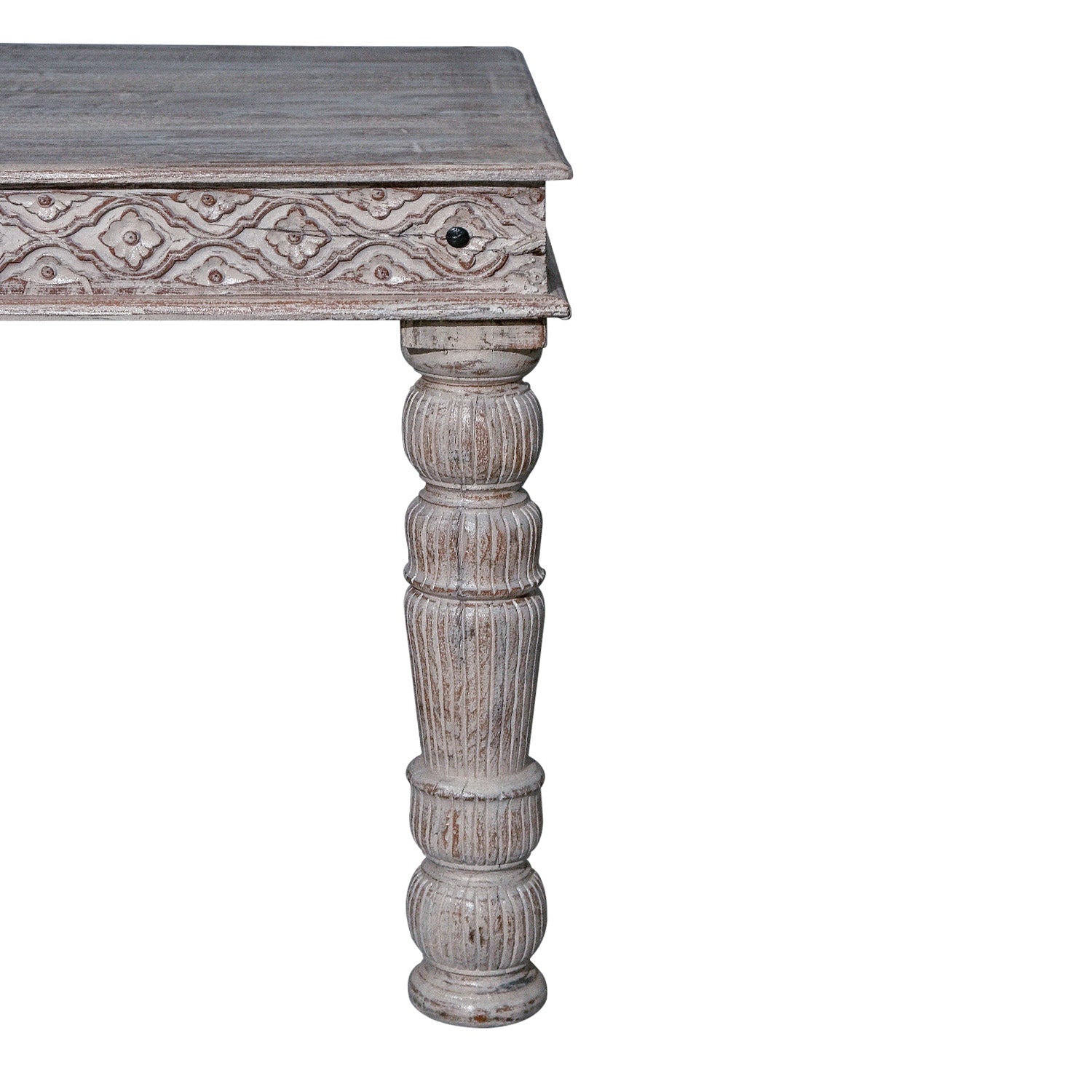 Transitional Style Carved Solid Wood 84