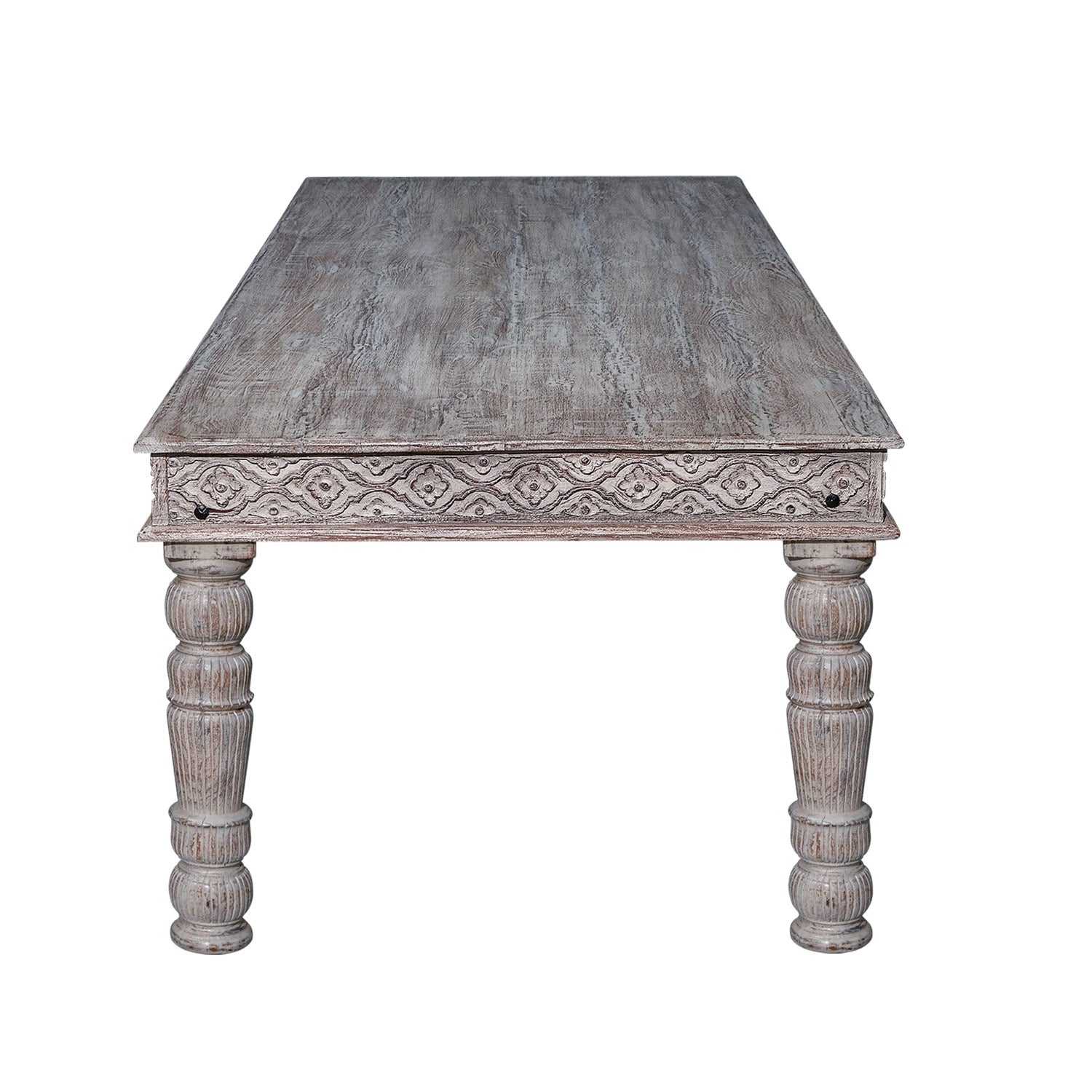 Transitional Style Carved Solid Wood 84