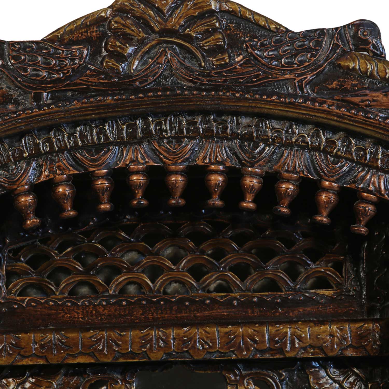 Ornate Hand Carved Solid Wood 54