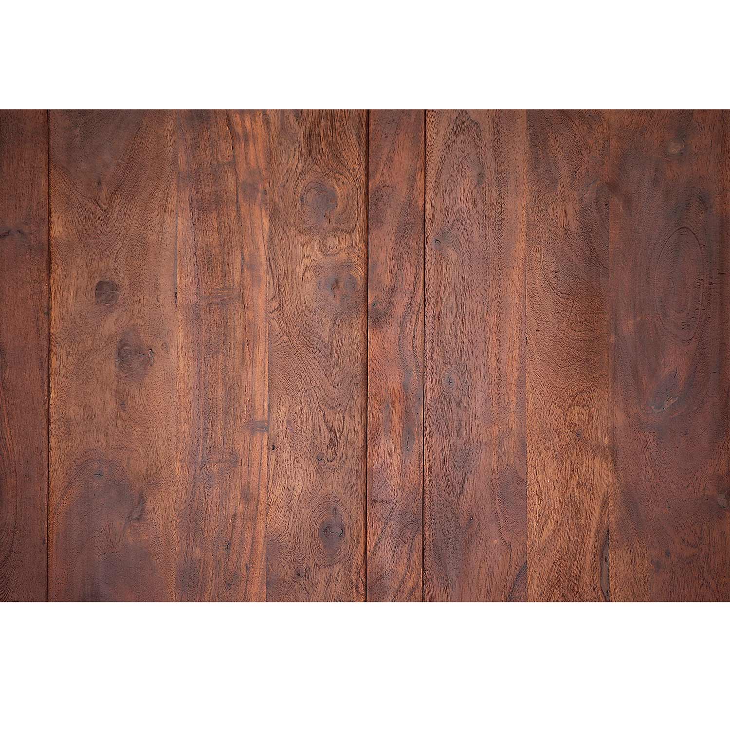 Solid Sheesham Wood Paneled King Size Bed With Nightstands