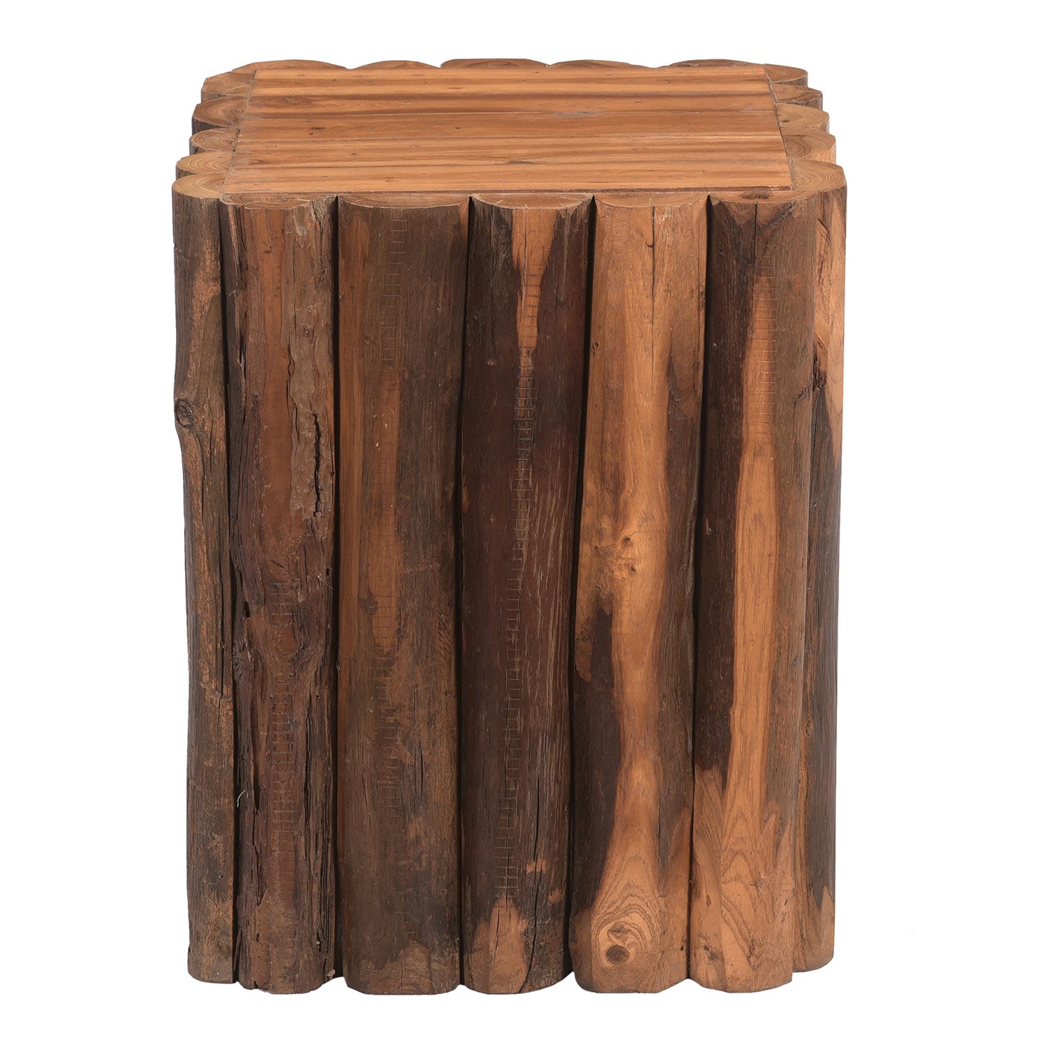 Vintage Teak Wood Posts Rustic 14