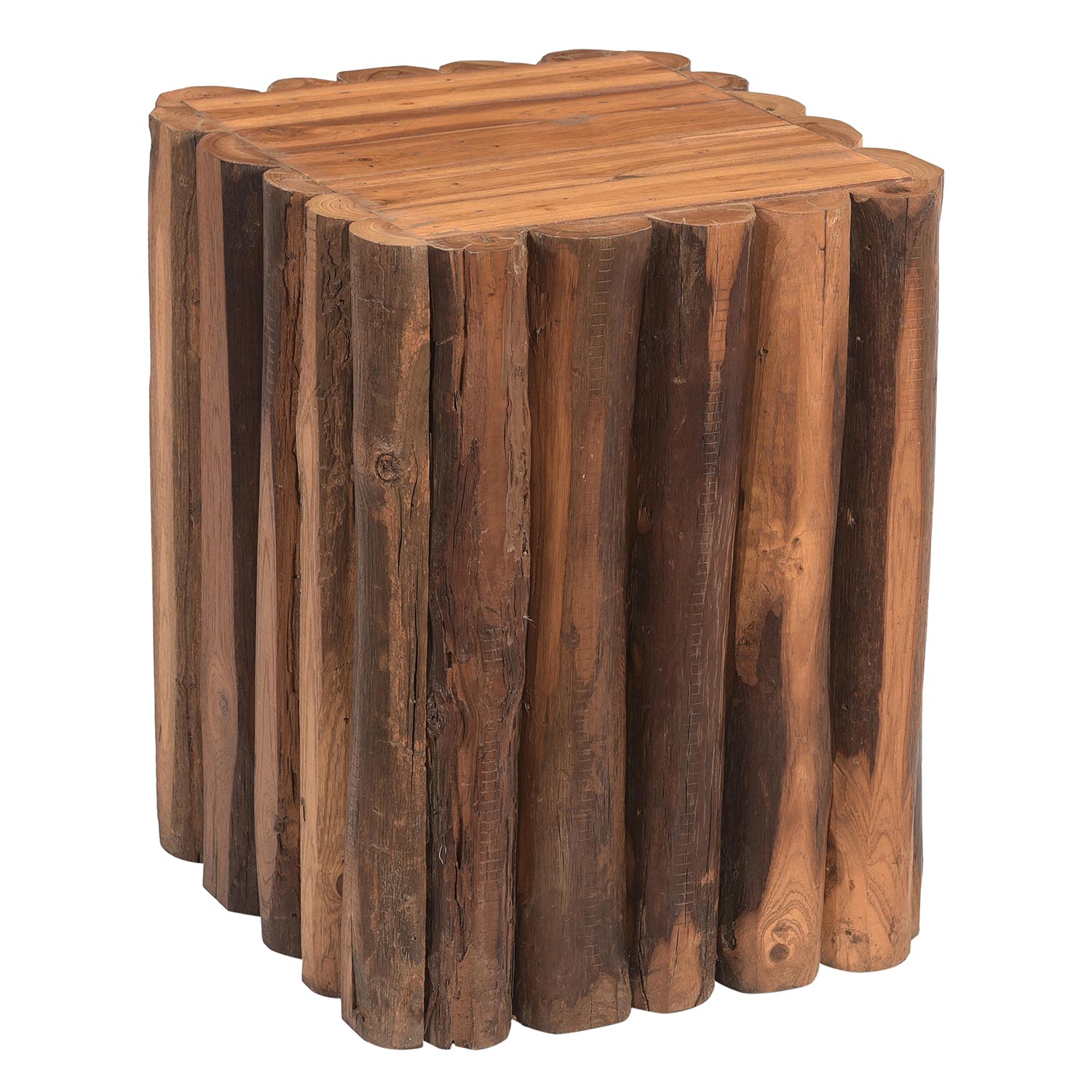 Vintage Teak Wood Posts Rustic 14