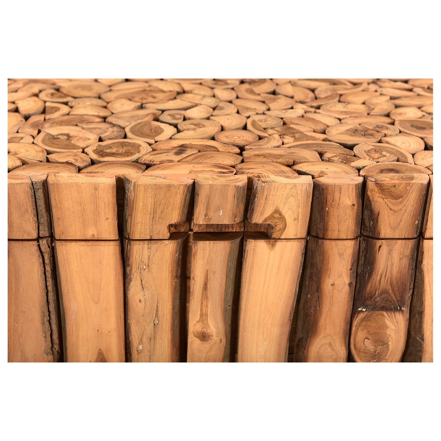 Rustic Ribbed Solid Wood 37