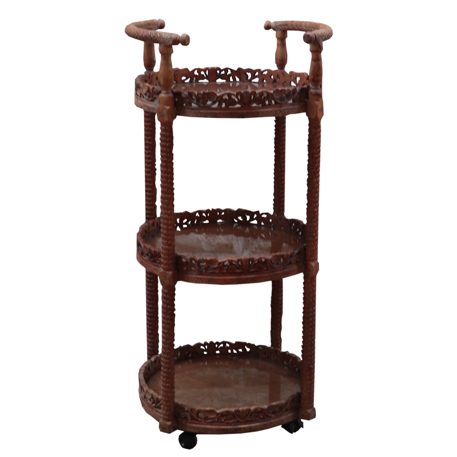 Vintage Carved Round 42