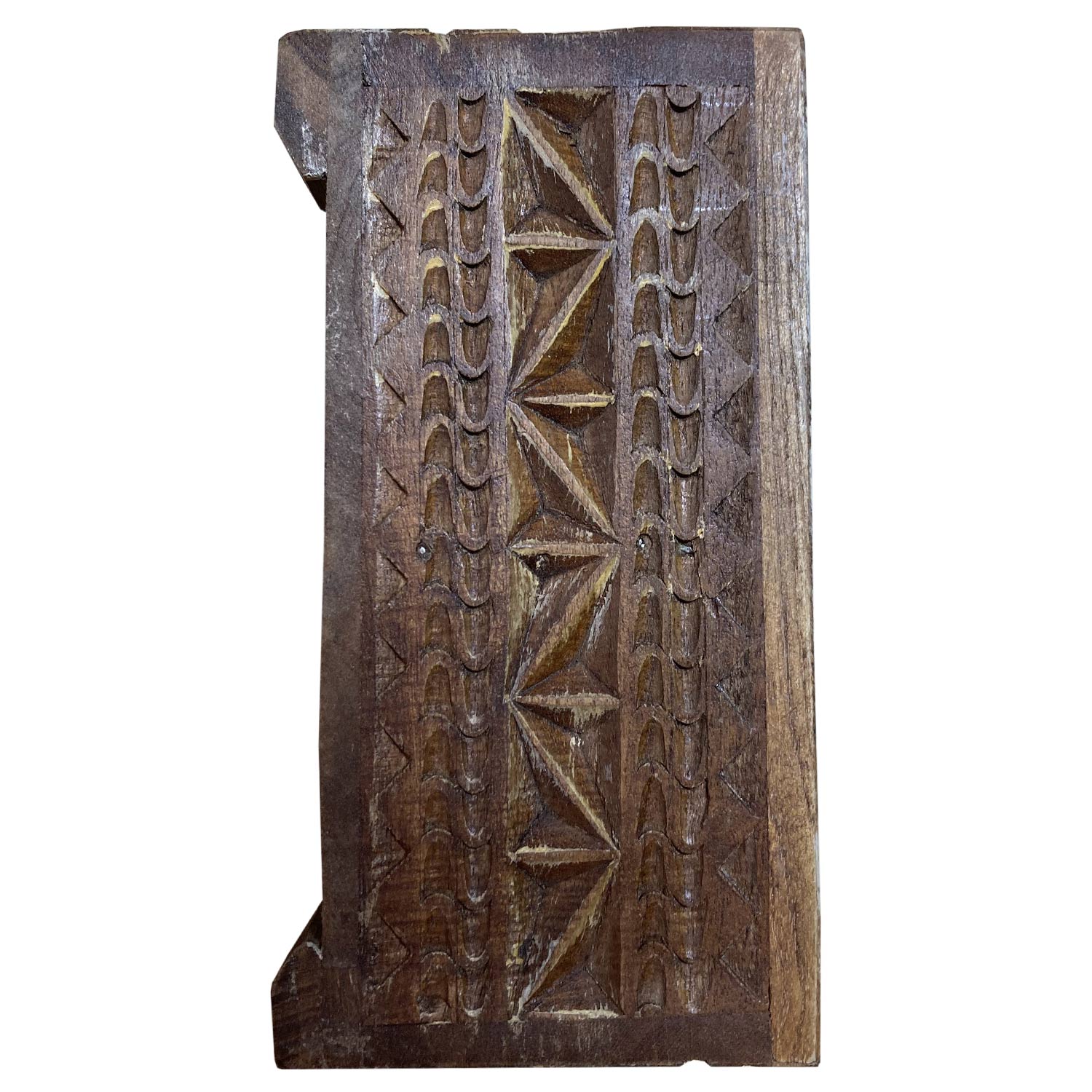 Unique Hand Carved Wooden Divided Compartments Jewelry Box