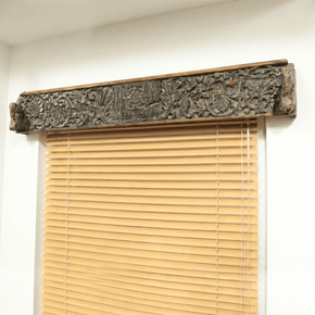 Vintage Hand Carved Horse Head Curtain Pelmet Shelf