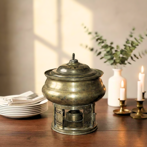 Vintage Brass Chafing Dish