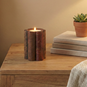 Rustic Bedpost Candle Holder