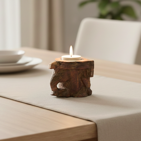 Vintage Rustic Wooden Corbel Repurposed Wall Candle Sconce