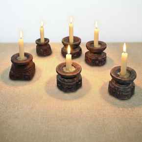 Vintage Rustic Seeder Candle Holder