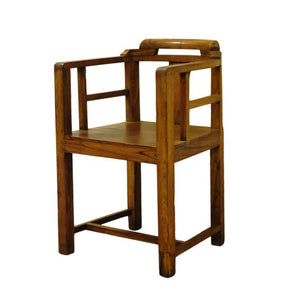 Vintage Solid Teak Wood Side Chair