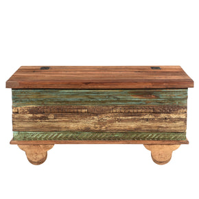 Decorative Vienna Large Wood Steamer Trunk Wooden Treasure Hope Chest - Bed  Bath & Beyond - 8476311