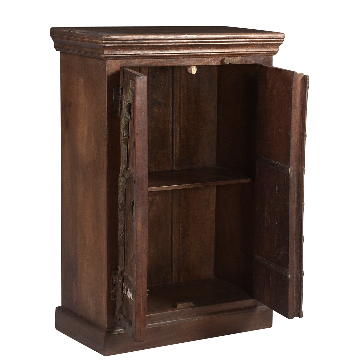 Rustic Antique Door Upcycled Ranch Style Solid Wood Storage Cabinet ...