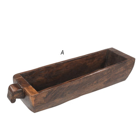 Vintage Solid Wood Rustic Farmhouse Extra Long Trough