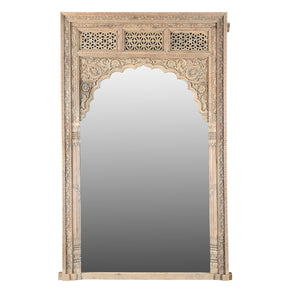Vintage Carved Moorish Style 97 in. Tall Wooden Archway Wall Decor