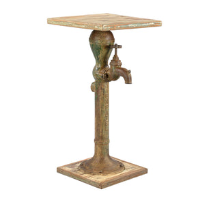 Eclectic Vintage Water Hand Pump Upcycled Unique Table
