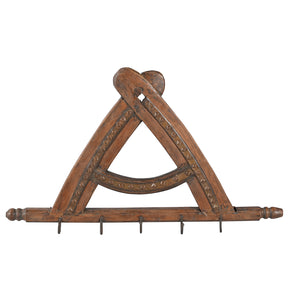 Rustic Ranch Style Wooden 34 in Wide Wall Hook